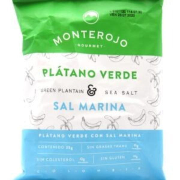 Platanito Verde con Sal Marina x 25g Monterojo