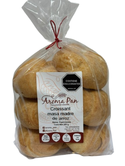 Croissant Masa Madre de Arroz Aromapan