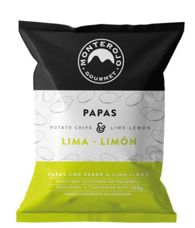 Papas De Lima Limón X 110g Monterojo