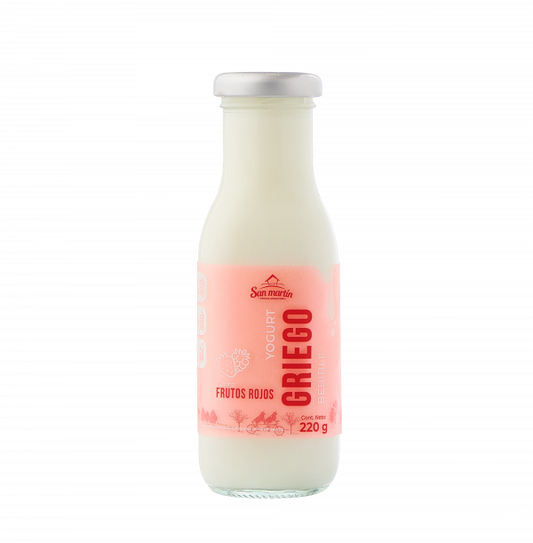 Yogurt Griego Bebible Frutos Rojos 220ml San Martin