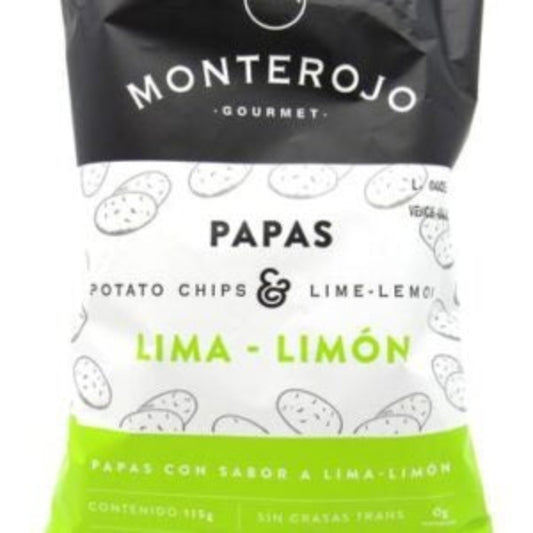 Papas De Lima Limón X 110g Monterojo
