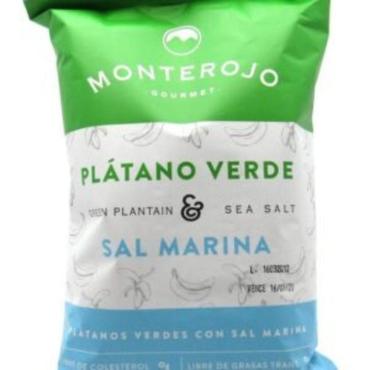 Platano Verde con Sal Marina x 115g Monterojo