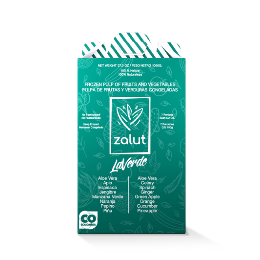 Caja x7 pulpas verdes Zalut
