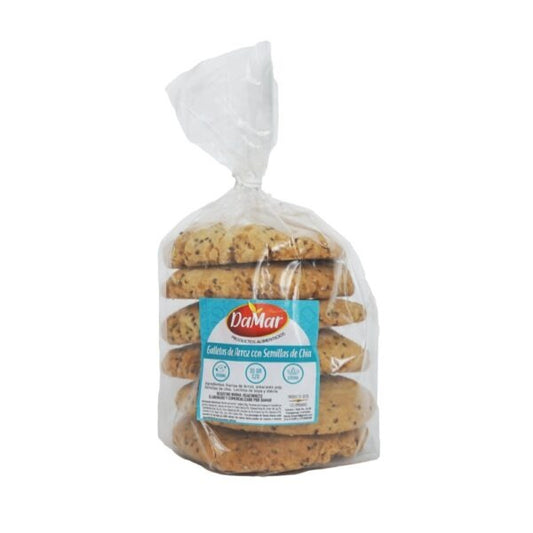 Galletas de arroz con chía x6 Damar