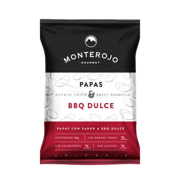 Papas Bbq Dulces 100g Monterojo