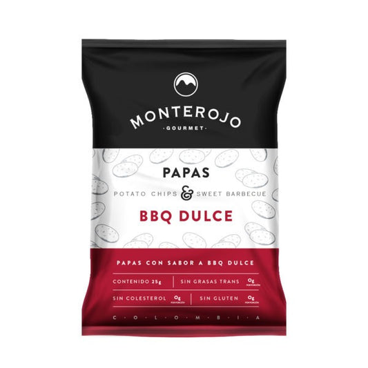 Papas Bbq Dulces 100g Monterojo