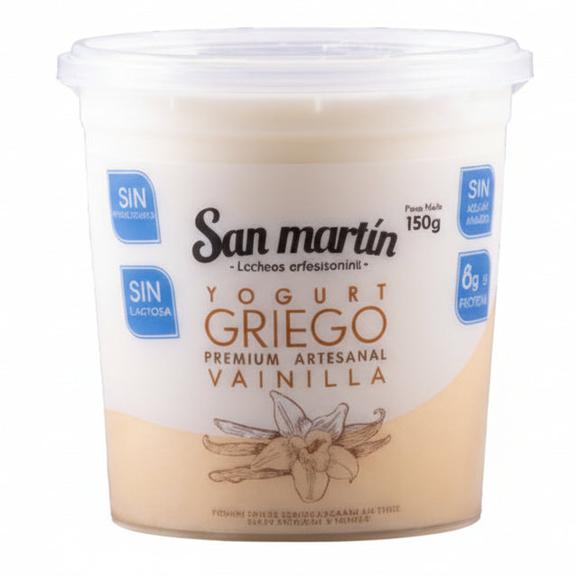 Yogurt Griego Vainilla Premium 150g San Martin